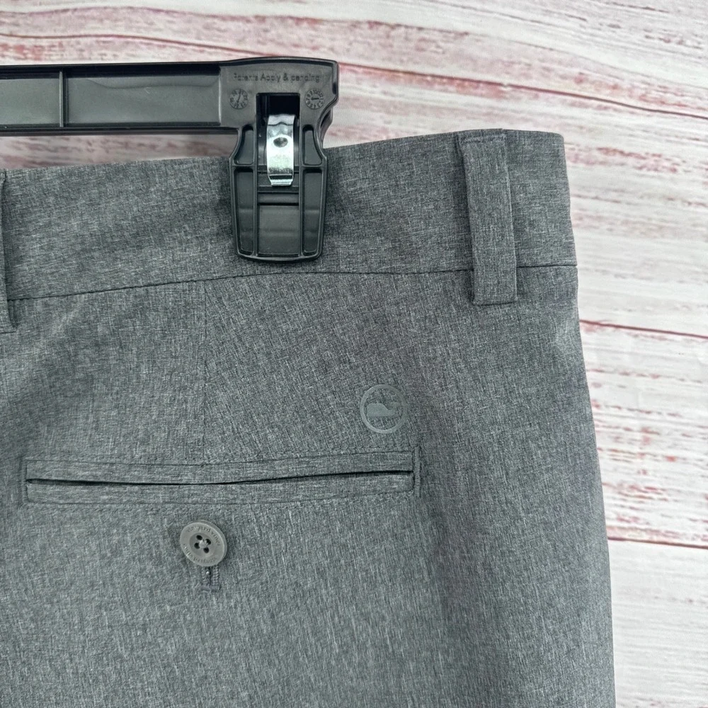 Vineyard Vines Performance Breaker Shorts Mens 34‎ Gray Heather Stretch Golf
